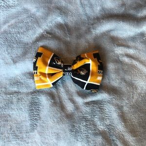 Mizzou hair bow clip